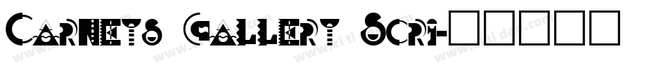 Carneys Gallery Scri字体转换